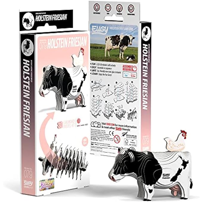 079 HOLSTEIN ECO-FRIENDLY 3D PAPER PUZZLE - Image 4
